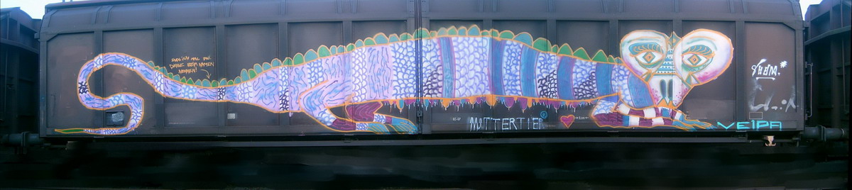 Graffiti and street art from a photo tour in Bremen including colourful sprayed tags and top-to-bottoms.