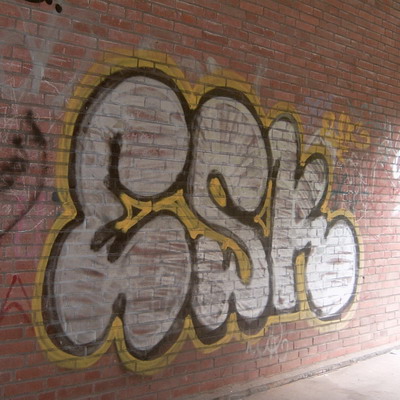 Graffiti and street art from a photo tour in Bremen including colourful sprayed tags and top-to-bottoms.