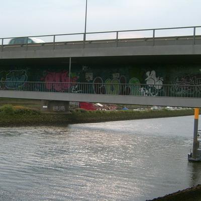 Graffiti and street art from a photo tour in Bremen including colourful sprayed tags and top-to-bottoms.