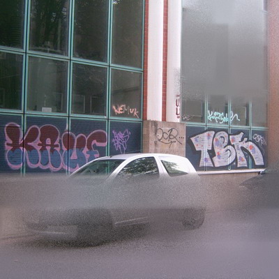 Graffiti and street art from a photo tour in Bremen including colourful sprayed tags and top-to-bottoms.