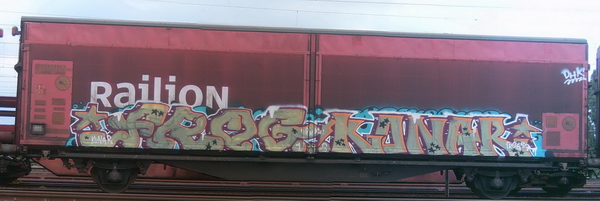 Graffiti and street art from a photo tour in Bremen including colourful sprayed tags and top-to-bottoms.