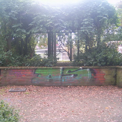 Graffiti and street art from a photo tour in Bremen including colourful sprayed tags and top-to-bottoms.