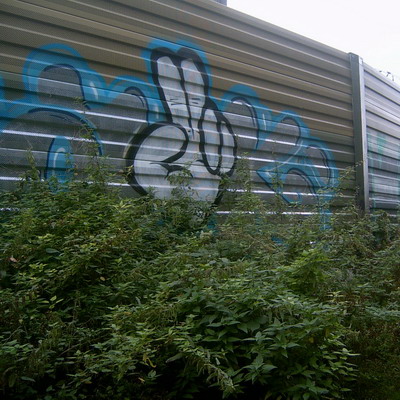 Graffiti and street art from a photo tour in Bremen including colourful sprayed tags and top-to-bottoms.