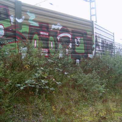 Graffiti and street art from a photo tour in Bremen including colourful sprayed tags and top-to-bottoms.