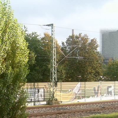Graffiti and street art from a photo tour in Bremen including colourful sprayed tags and top-to-bottoms.