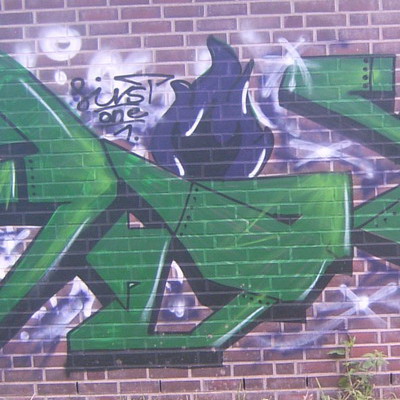 Graffiti and street art from a photo tour in Bremen including colourful sprayed tags and top-to-bottoms.