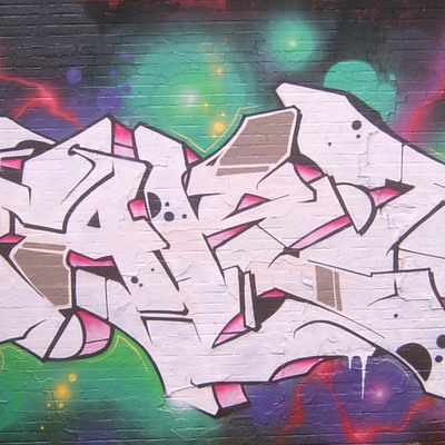 Graffiti and street art from a photo tour in Bremen including colourful sprayed tags and top-to-bottoms.