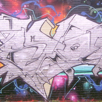 Graffiti and street art from a photo tour in Bremen including colourful sprayed tags and top-to-bottoms.