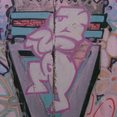 Graffiti and street art from a photo tour in Bremen including colourful sprayed tags and top-to-bottoms.