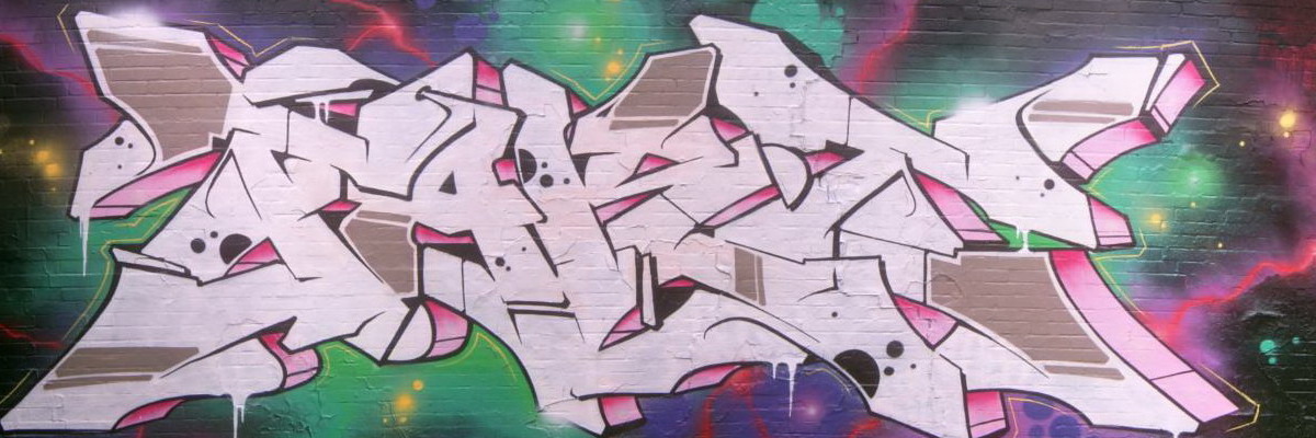 Graffiti and street art from a photo tour in Bremen including colourful sprayed tags and top-to-bottoms.