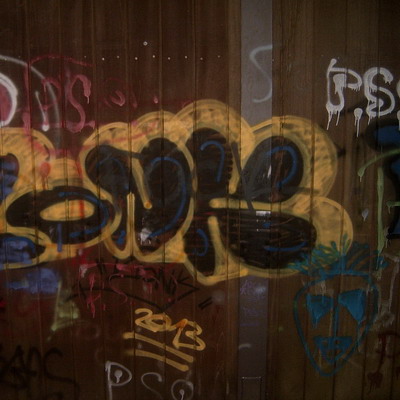 Graffiti and street art from a photo tour in Bremen including colourful sprayed tags and top-to-bottoms.