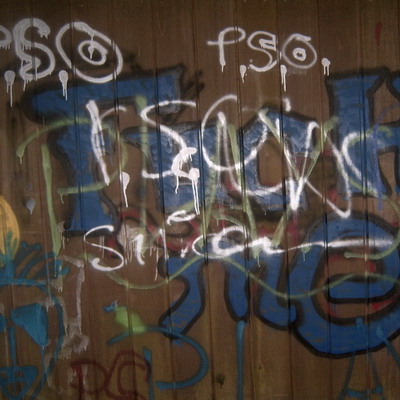 Graffiti and street art from a photo tour in Bremen including colourful sprayed tags and top-to-bottoms.