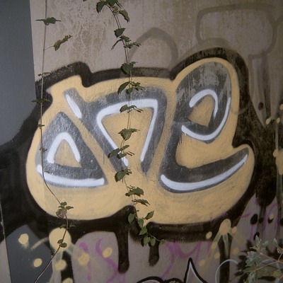 Graffiti and street art from a photo tour in Bremen including colourful sprayed tags and top-to-bottoms.