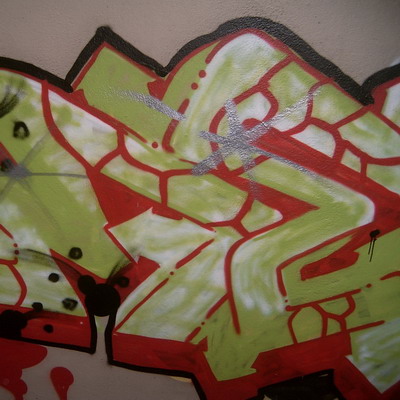 Graffiti and street art from a photo tour in Bremen including colourful sprayed tags and top-to-bottoms.
