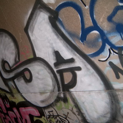Graffiti and street art from a photo tour in Bremen including colourful sprayed tags and top-to-bottoms.