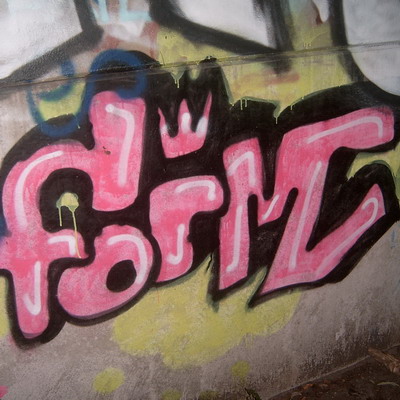 Graffiti and street art from a photo tour in Bremen including colourful sprayed tags and top-to-bottoms.