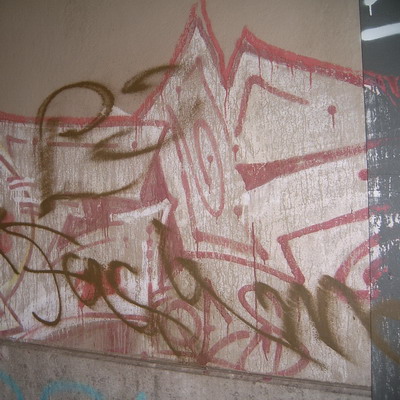 Graffiti and street art from a photo tour in Bremen including colourful sprayed tags and top-to-bottoms.