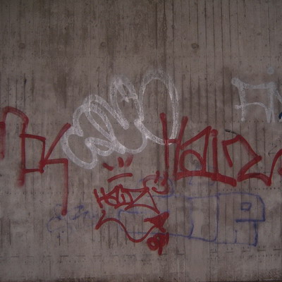 Graffiti and street art from a photo tour in Bremen including colourful sprayed tags and top-to-bottoms.