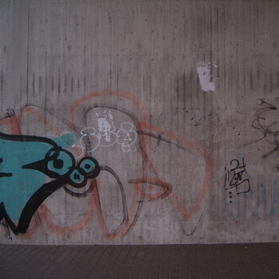 Graffiti and street art from a photo tour in Bremen including colourful sprayed tags and top-to-bottoms.