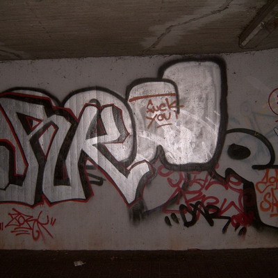 Graffiti and street art from a photo tour in Bremen including colourful sprayed tags and top-to-bottoms.
