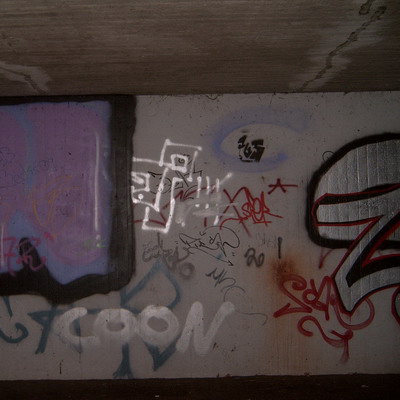 Graffiti and street art from a photo tour in Bremen including colourful sprayed tags and top-to-bottoms.