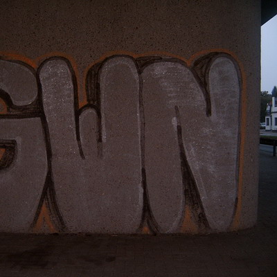 Graffiti and street art from a photo tour in Bremen including colourful sprayed tags and top-to-bottoms.