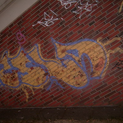 Graffiti and street art from a photo tour in Bremen including colourful sprayed tags and top-to-bottoms.