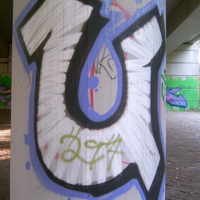 Graffiti and street art from a photo tour in Bremen including colourful sprayed tags and top-to-bottoms.