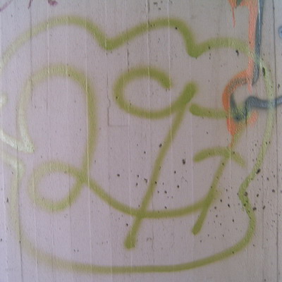Graffiti and street art from a photo tour in Bremen including colourful sprayed tags and top-to-bottoms.