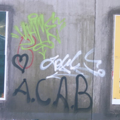 Graffiti and street art from a photo tour in Bremen including colourful sprayed tags and top-to-bottoms.
