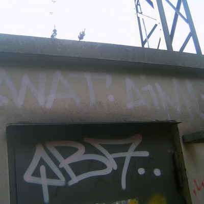 Graffiti and street art from a photo tour in Bremen including colourful sprayed tags and top-to-bottoms.