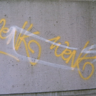 Graffiti and street art from a photo tour in Bremen including colourful sprayed tags and top-to-bottoms.