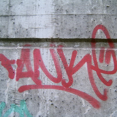 Graffiti and street art from a photo tour in Bremen including colourful sprayed tags and top-to-bottoms.