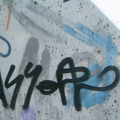Graffiti and street art from a photo tour in Bremen including colourful sprayed tags and top-to-bottoms.
