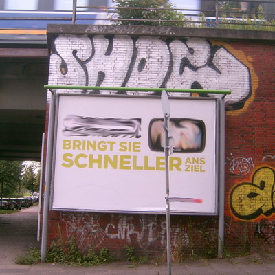 Graffiti and street art from a photo tour in Bremen including colourful sprayed tags and top-to-bottoms.