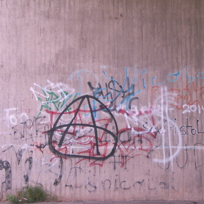 Graffiti and street art from a photo tour in Bremen including colourful sprayed tags and top-to-bottoms.