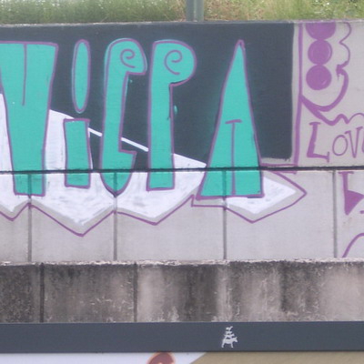 Graffiti and street art from a photo tour in Bremen including colourful sprayed tags and top-to-bottoms.