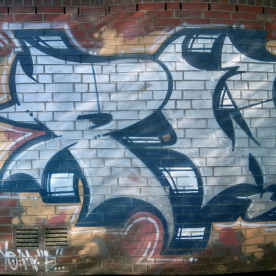 Graffiti and street art from a photo tour in Bremen including colourful sprayed tags and top-to-bottoms.