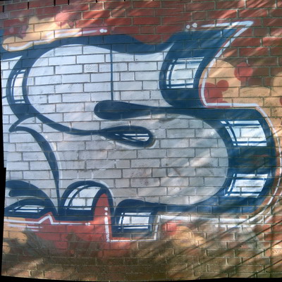 Graffiti and street art from a photo tour in Bremen including colourful sprayed tags and top-to-bottoms.
