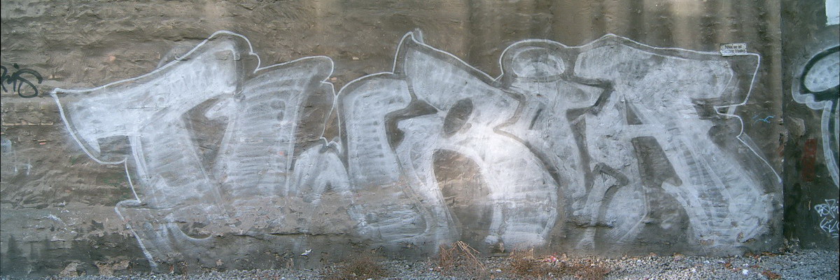 Graffiti and street art from a photo tour in Bremen including colourful sprayed tags and top-to-bottoms.