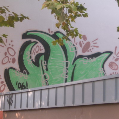 Graffiti and street art from a photo tour in Bremen including colourful sprayed tags and top-to-bottoms.