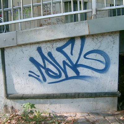 Graffiti and street art from a photo tour in Bremen including colourful sprayed tags and top-to-bottoms.