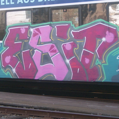 Graffiti and street art from a photo tour in Bremen including colourful sprayed tags and top-to-bottoms.