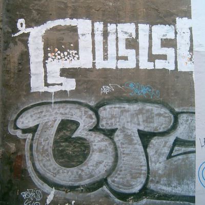 Graffiti and street art from a photo tour in Bremen including colourful sprayed tags and top-to-bottoms.