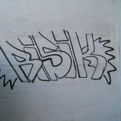 Graffiti and street art from a photo tour in Bremen including colourful sprayed tags and top-to-bottoms.