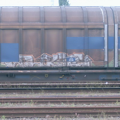 Graffiti and street art from a photo tour in Bremen including colourful sprayed tags and top-to-bottoms.