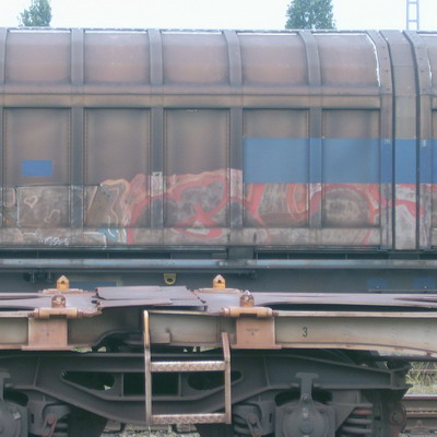 Graffiti and street art from a photo tour in Bremen including colourful sprayed tags and top-to-bottoms.