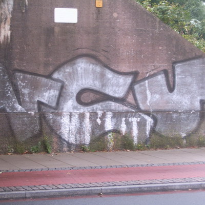 Graffiti and street art from a photo tour in Bremen including colourful sprayed tags and top-to-bottoms.