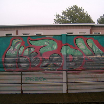 Graffiti and street art from a photo tour in Bremen including colourful sprayed tags and top-to-bottoms.