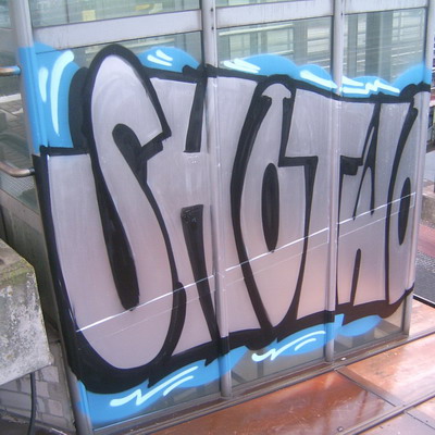 Graffiti and street art from a photo tour in Bremen including colourful sprayed tags and top-to-bottoms.